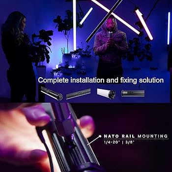 Amazon.com : Aputure Amaran T2C RGBWW LED Tube Light 2500K
